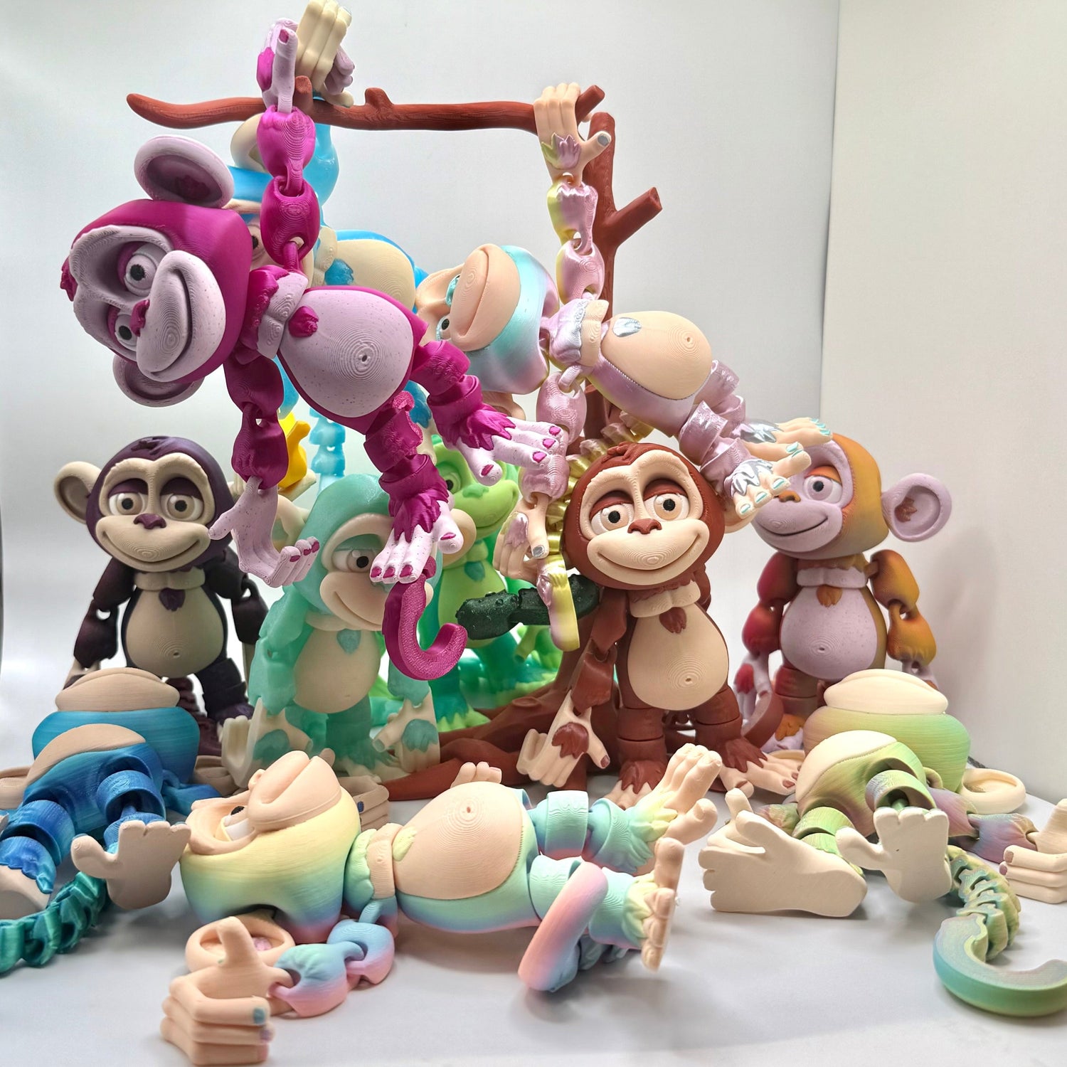 Monkeys come in 3 different size opitons